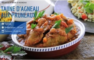 Tajine d'agneau aux pruneaux